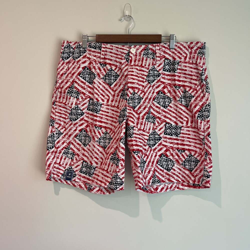 Charleston Threads Men's Gadsden Flag Don't Tread on Me Swim Trunks 38